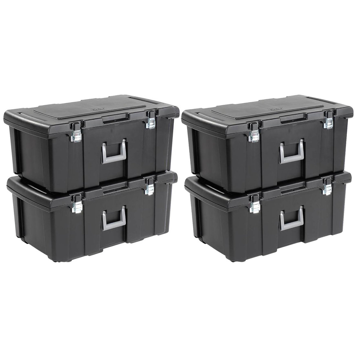 Sterilite Wheeled Footlocker, Plastic Utility Storage Container